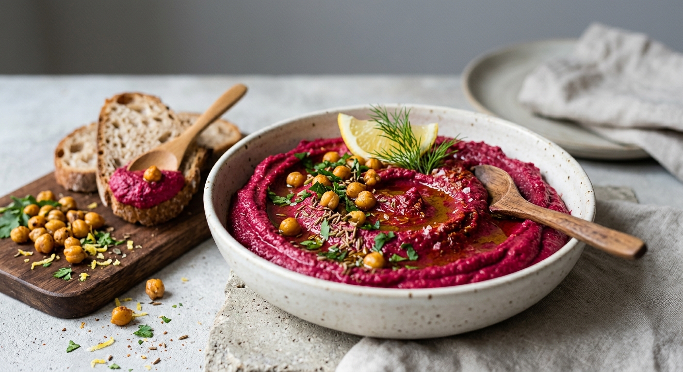 Houmous de betteraves