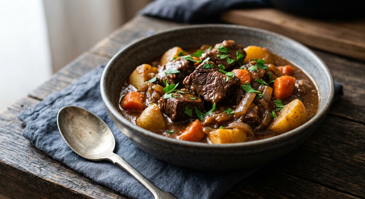 Irish stew : Ragoût de boeuf irlandais à la bière