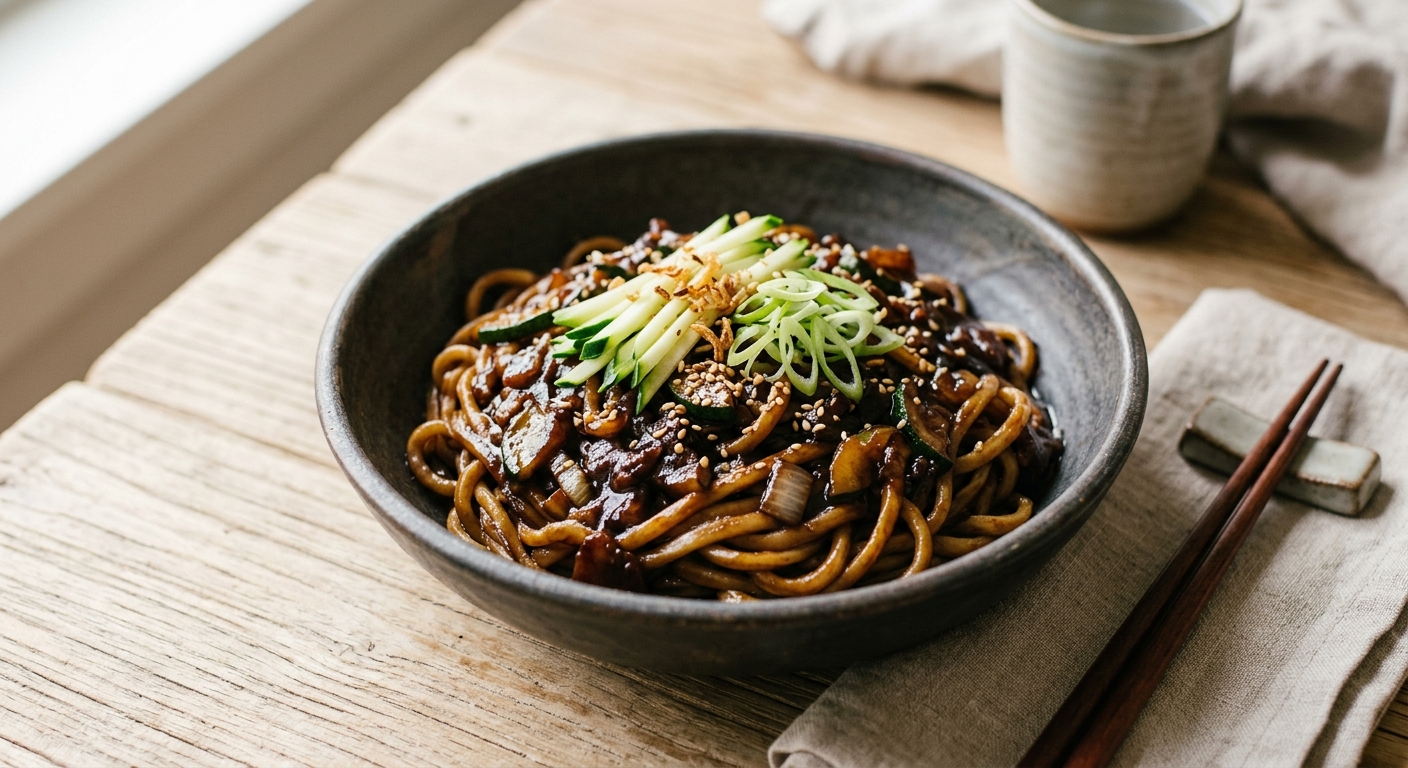 Jajangmyeon (spécialité coréenne)