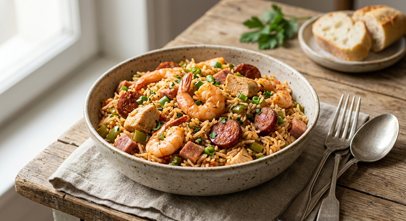Jambalaya comme à la Nouvelle-Orléans
