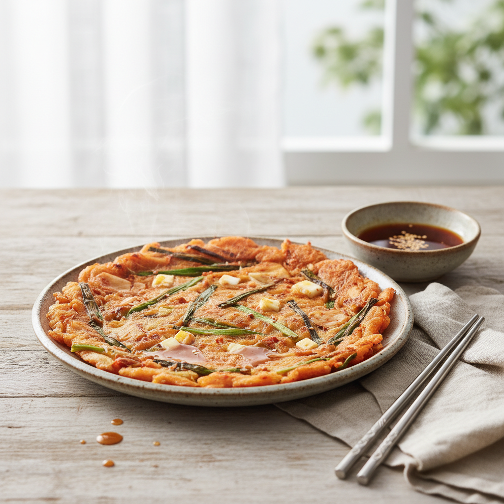 Kimchi-jeon pancake