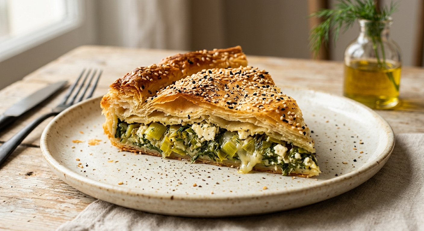 La pita grecque (tourte feuilletée à la feta)