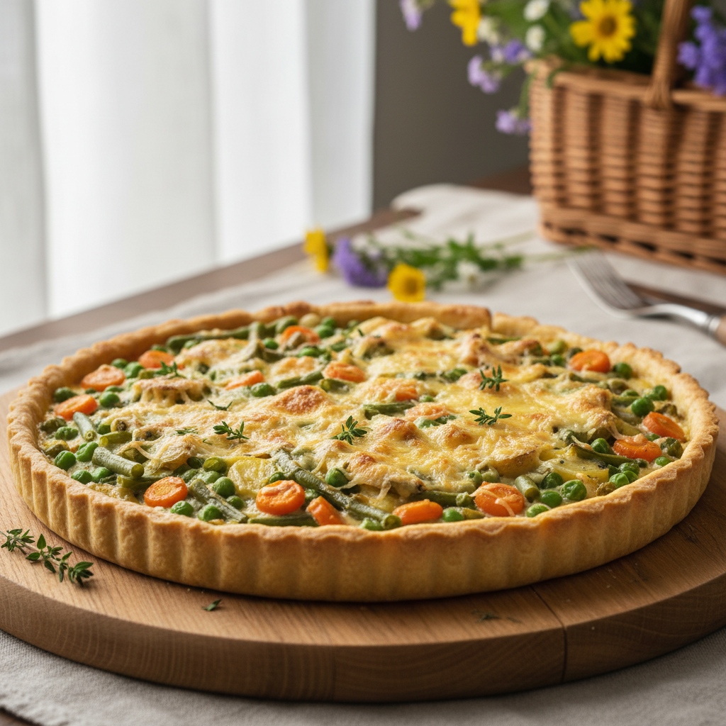 La tarte aux légumes