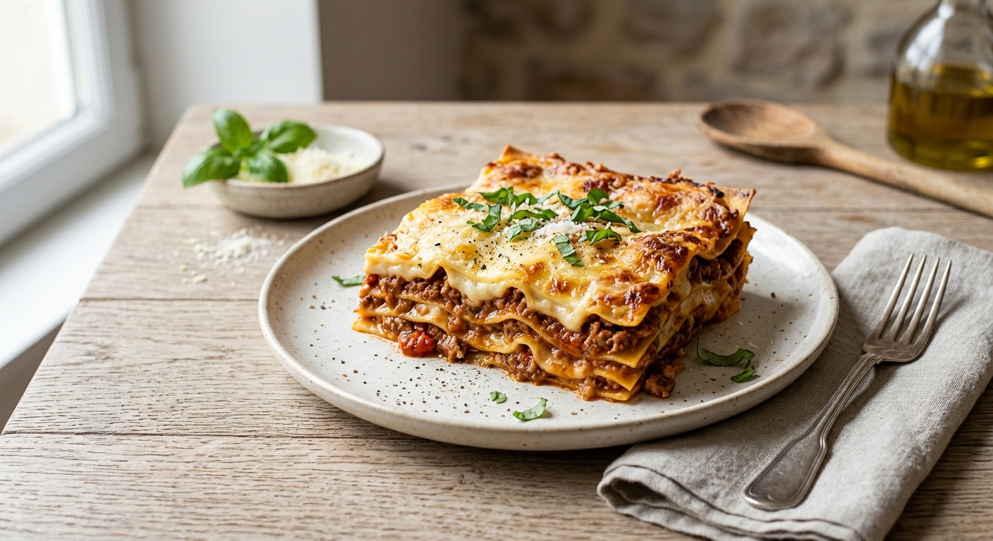 Lasagnes à la bolognaise facile