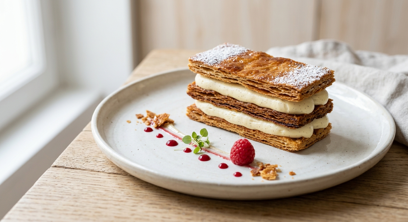 Le millefeuille vanille de Julian Alvarez