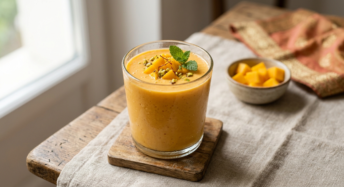 Le vrai lassi à la mangue (inde)