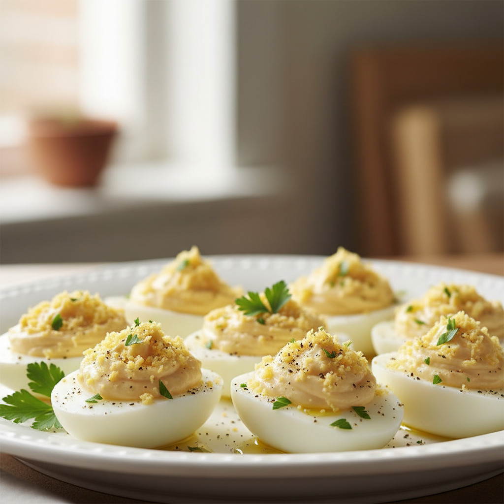 Les oeufs mimosa