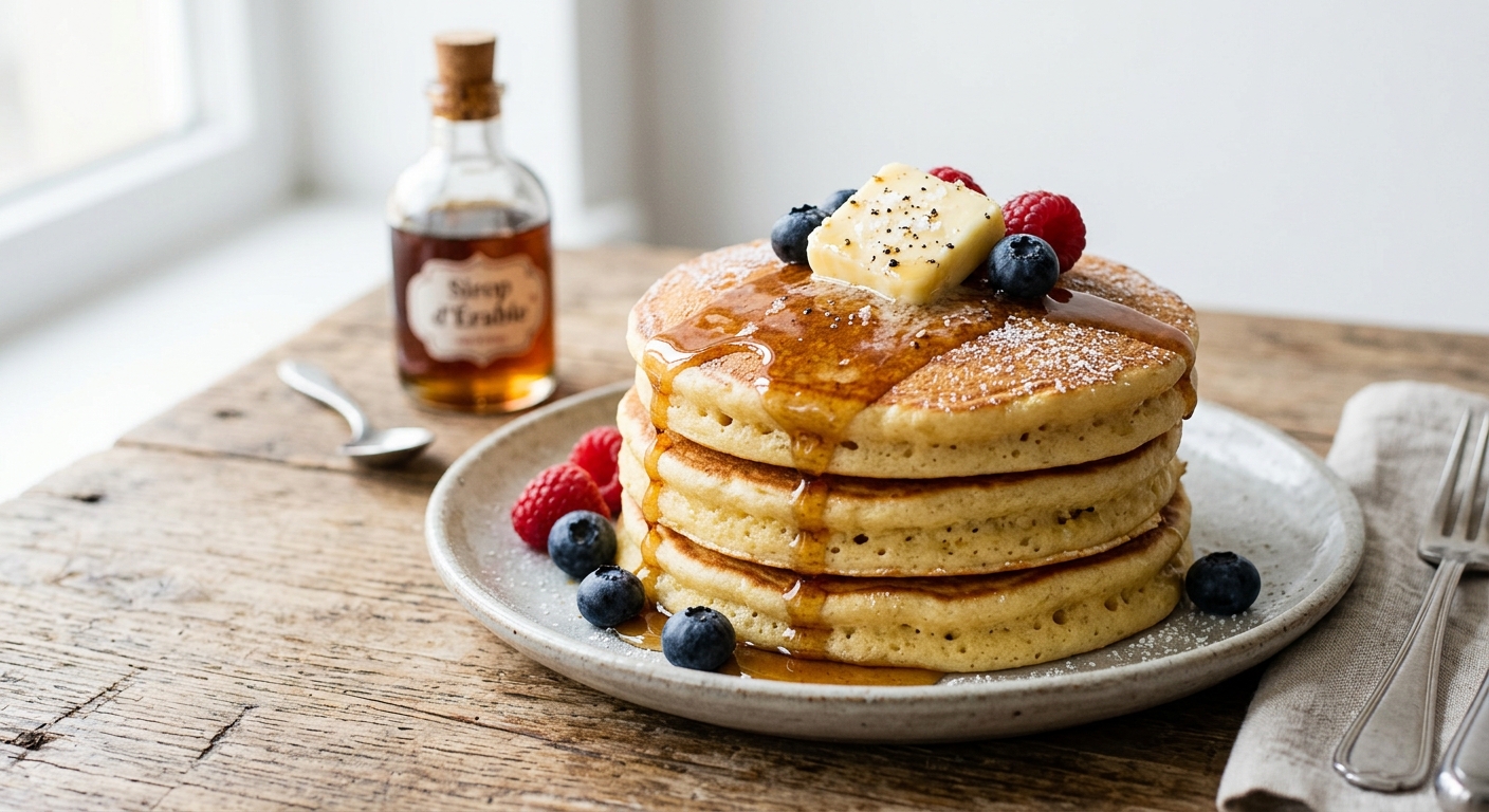 Les vrais pancakes à l'américaine