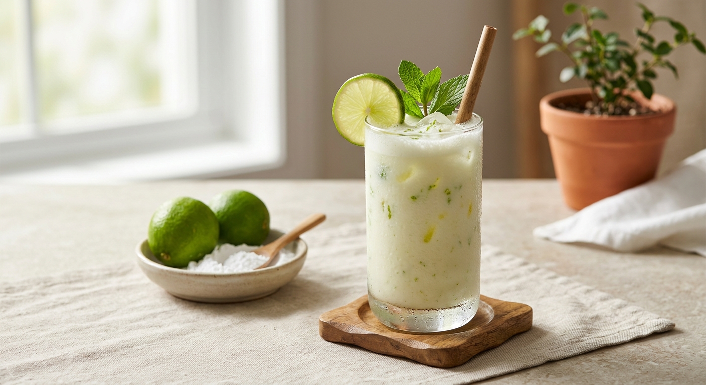 Limonade brésilienne au citron vert