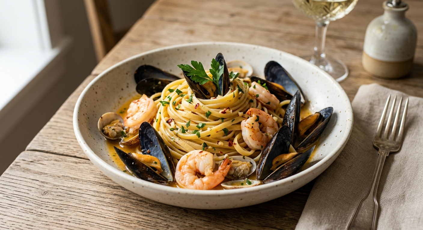 Linguine aux fruits de mer