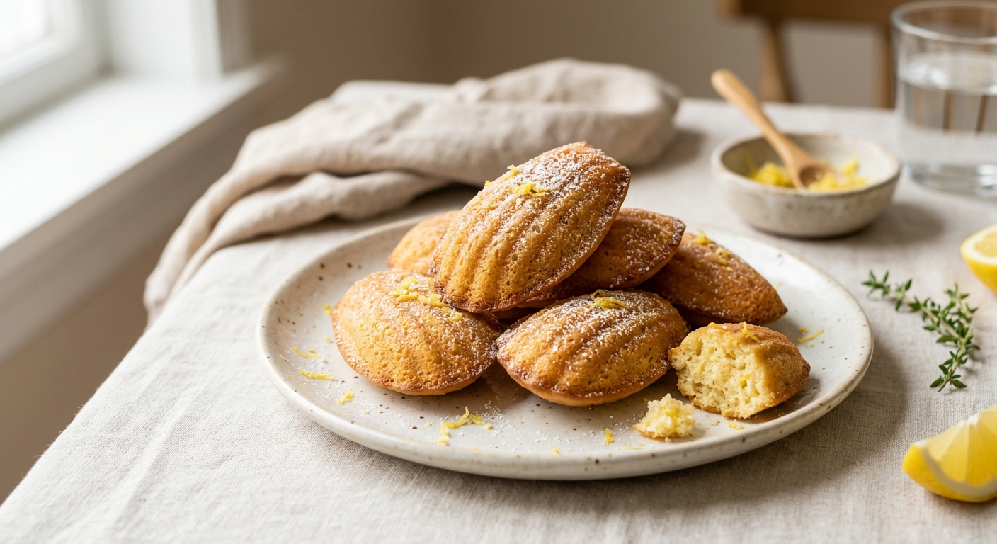 Madeleines au citron