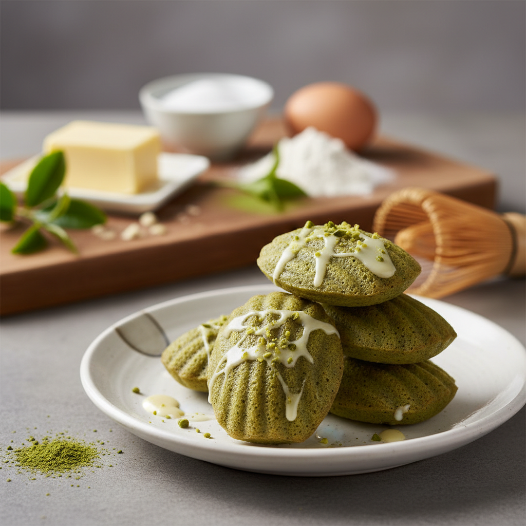 Madeleines thé vert