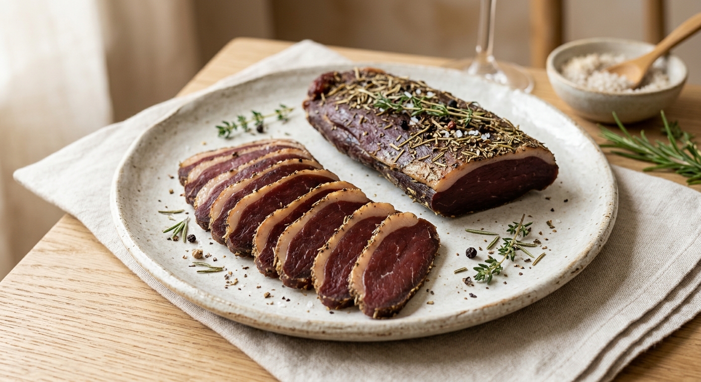 Magret de canard séché maison
