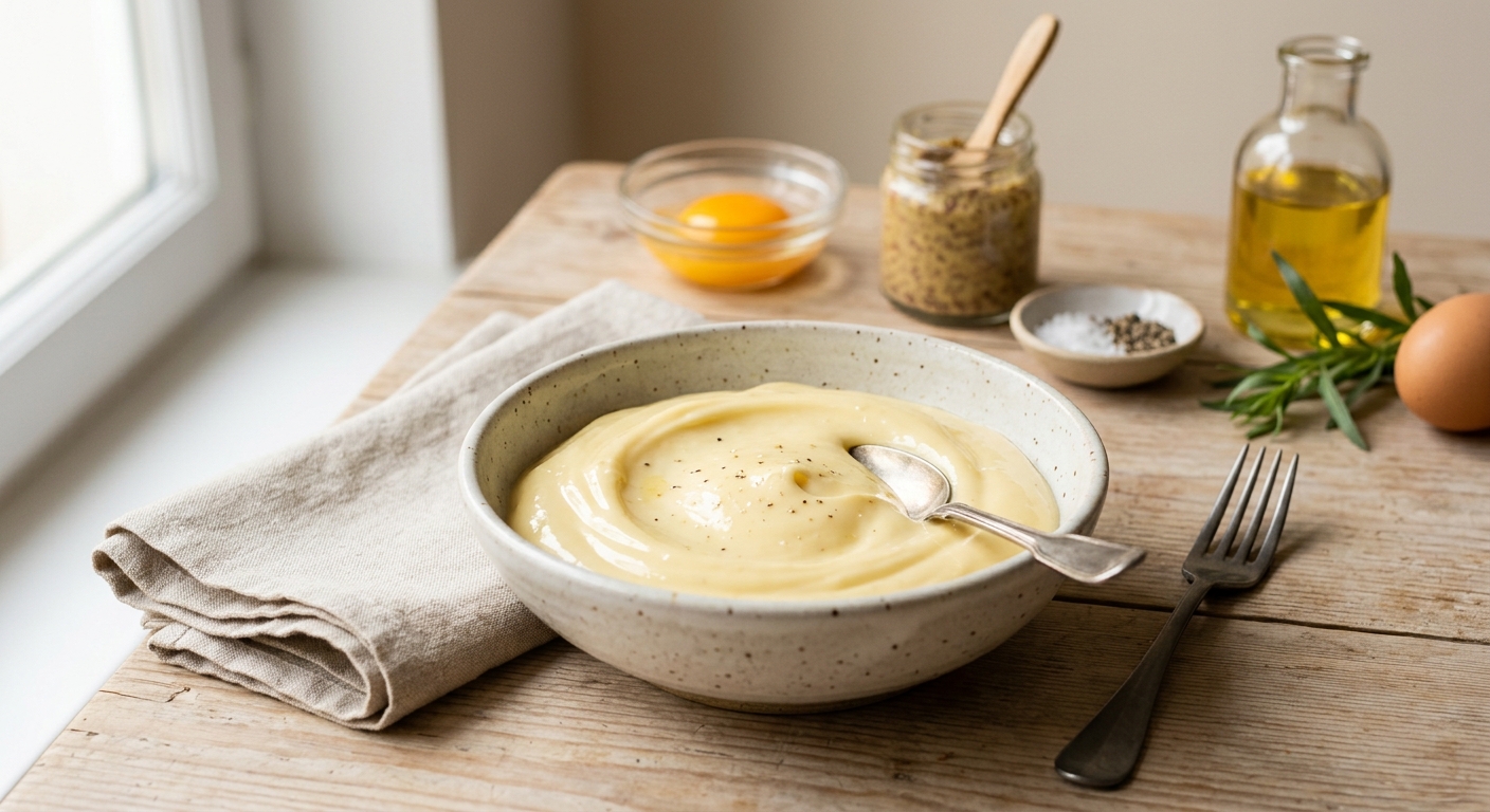 Mayonnaise basique inratable fait maison