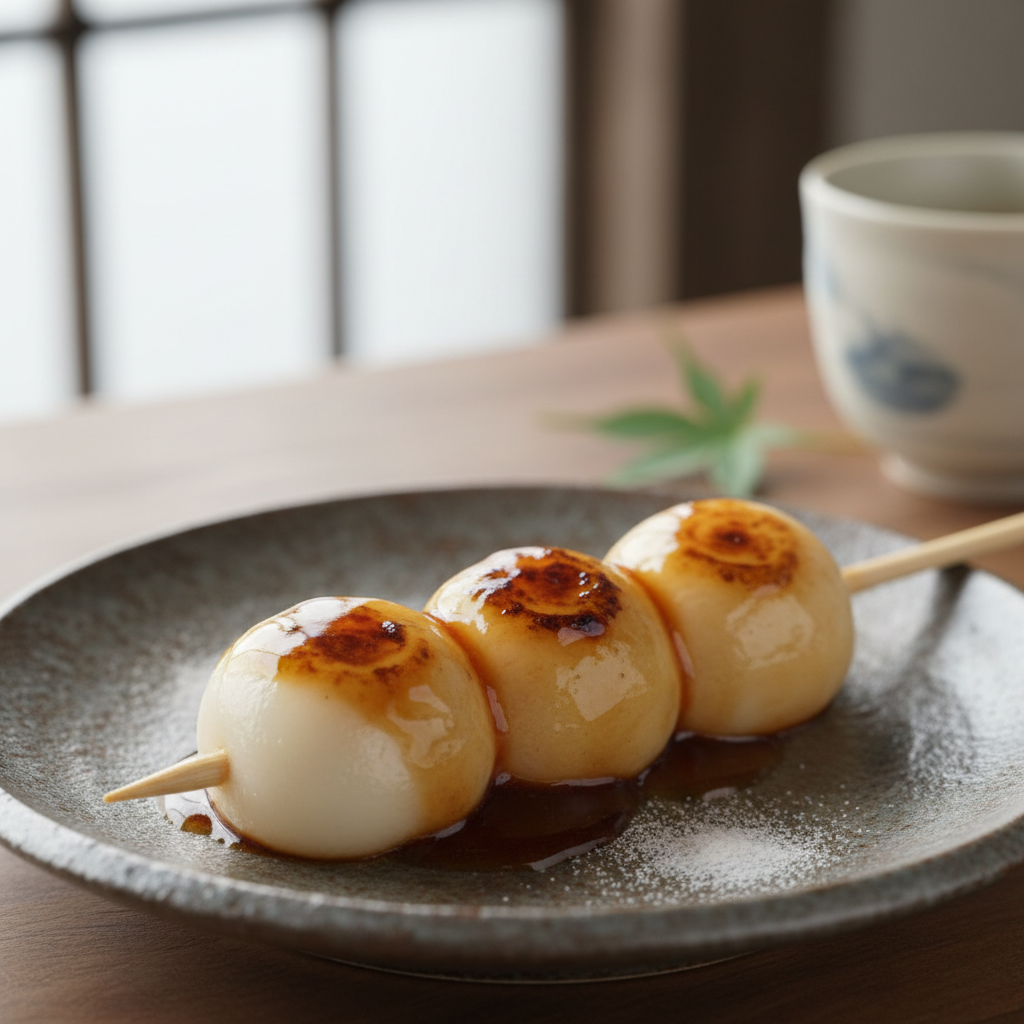 Mitarashi dango