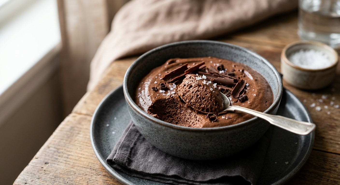 Mousse au chocolat maison