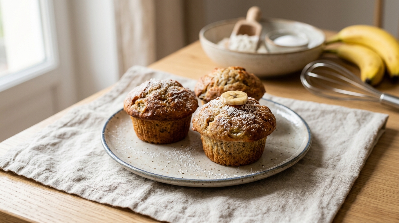Muffins aux bananes