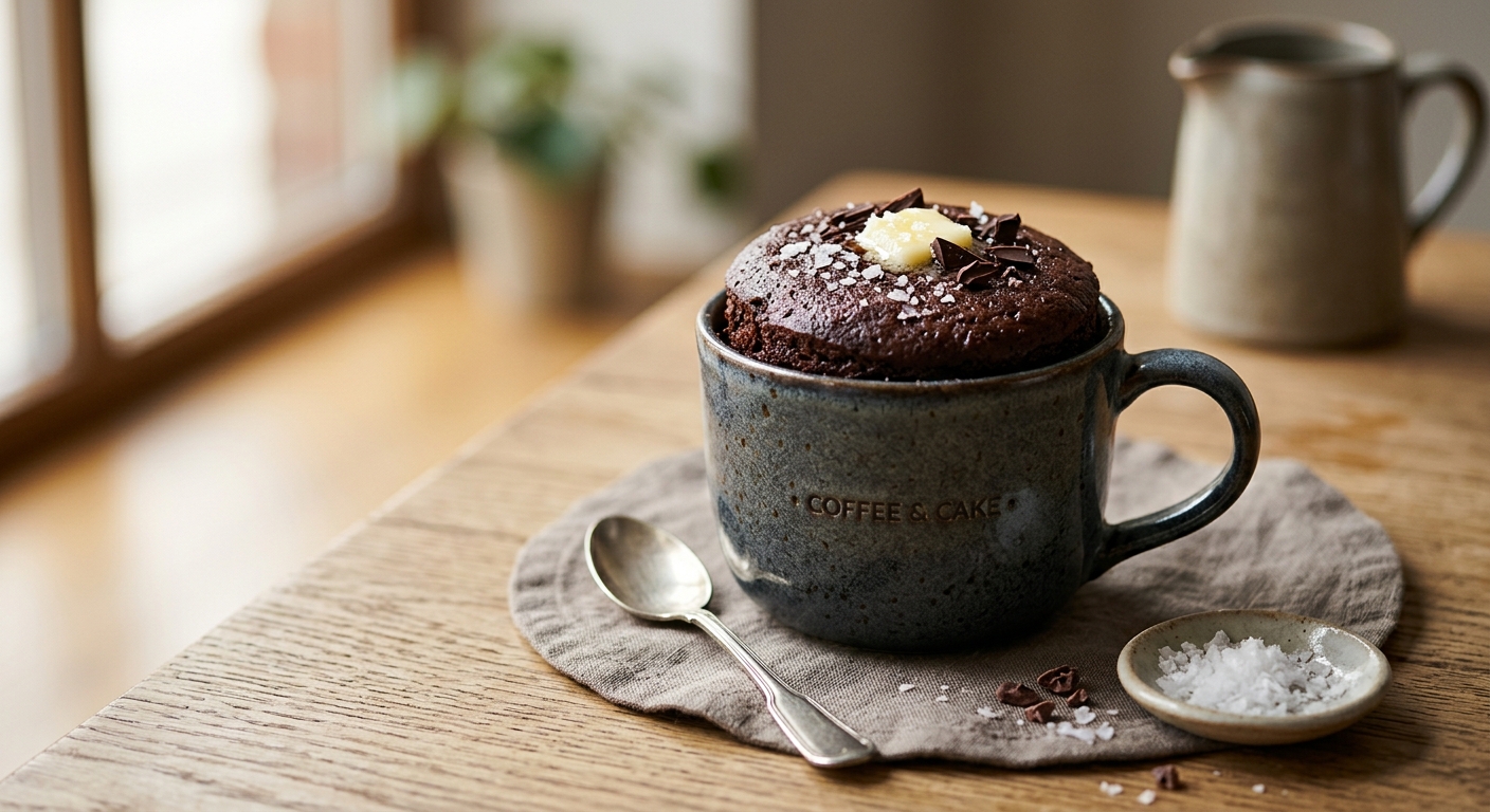 Mug cake (gâteau au micro-ondes, prêt en 5 minutes)