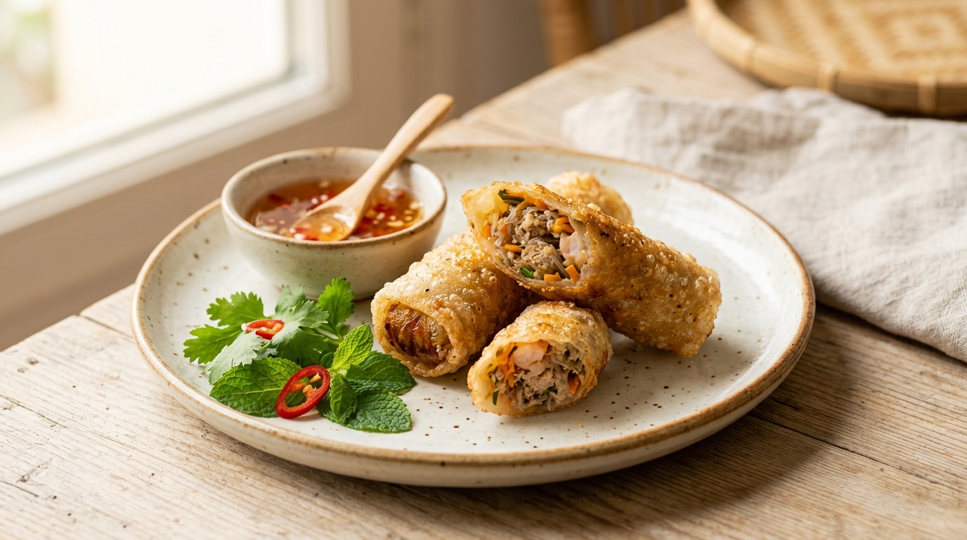 Nems chinois porc-crevette
