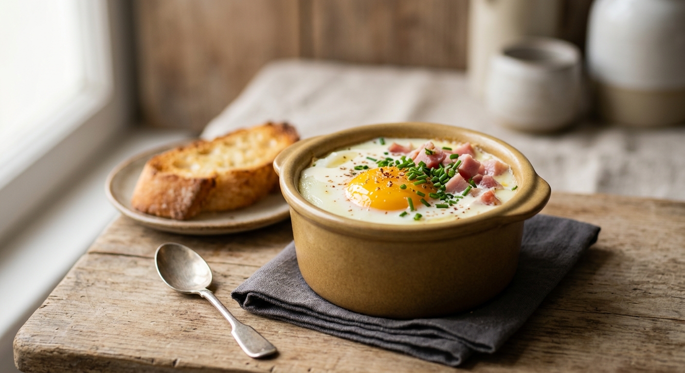 Oeuf cocotte au four