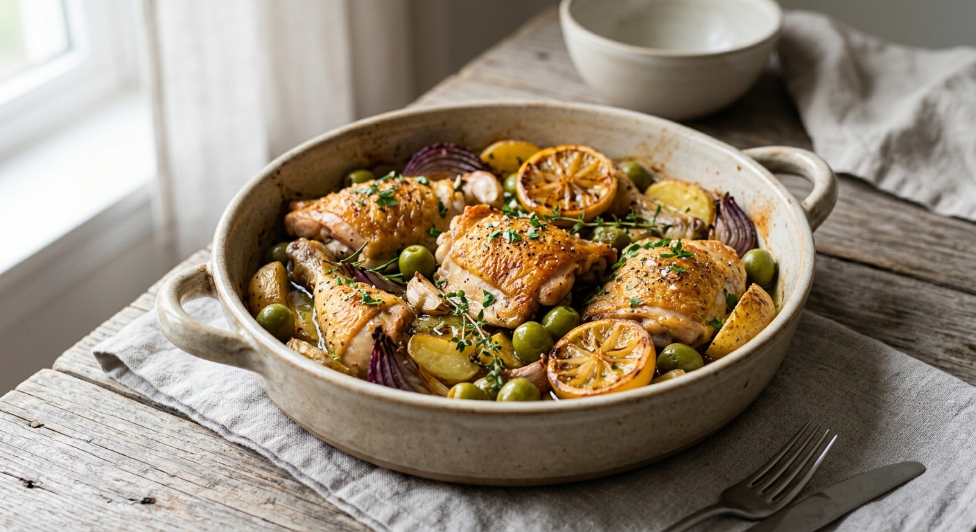 One pan poulet & citron