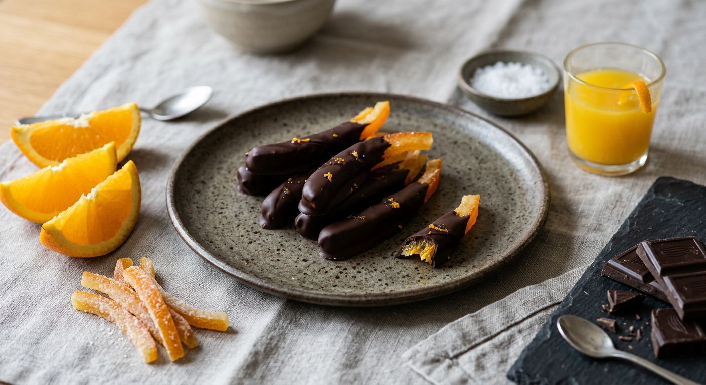 Orangettes au chocolat de a à z