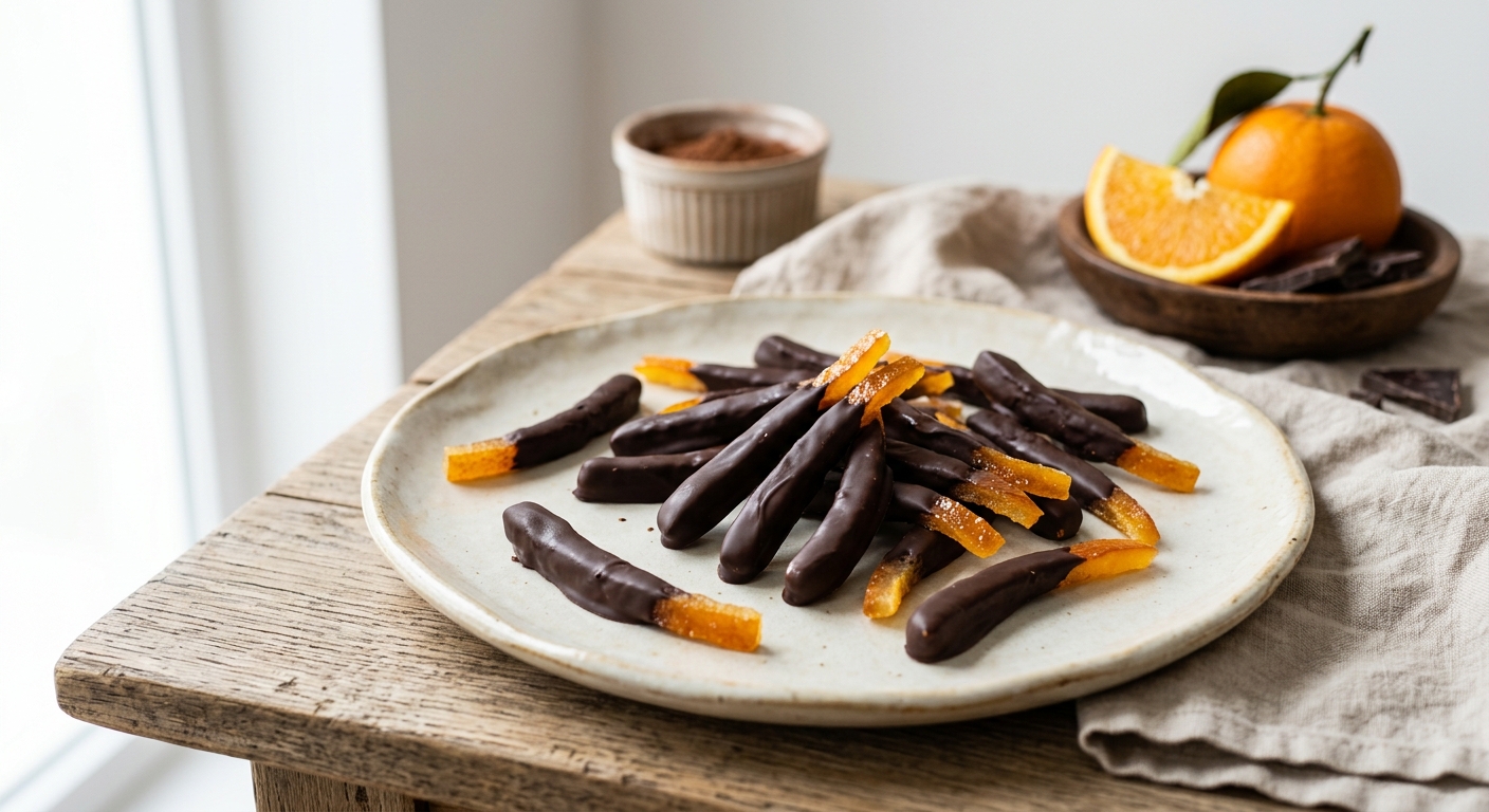Orangettes au chocolat