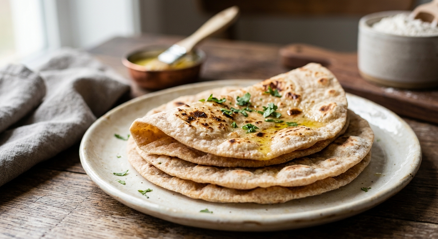 Pain chapati indien