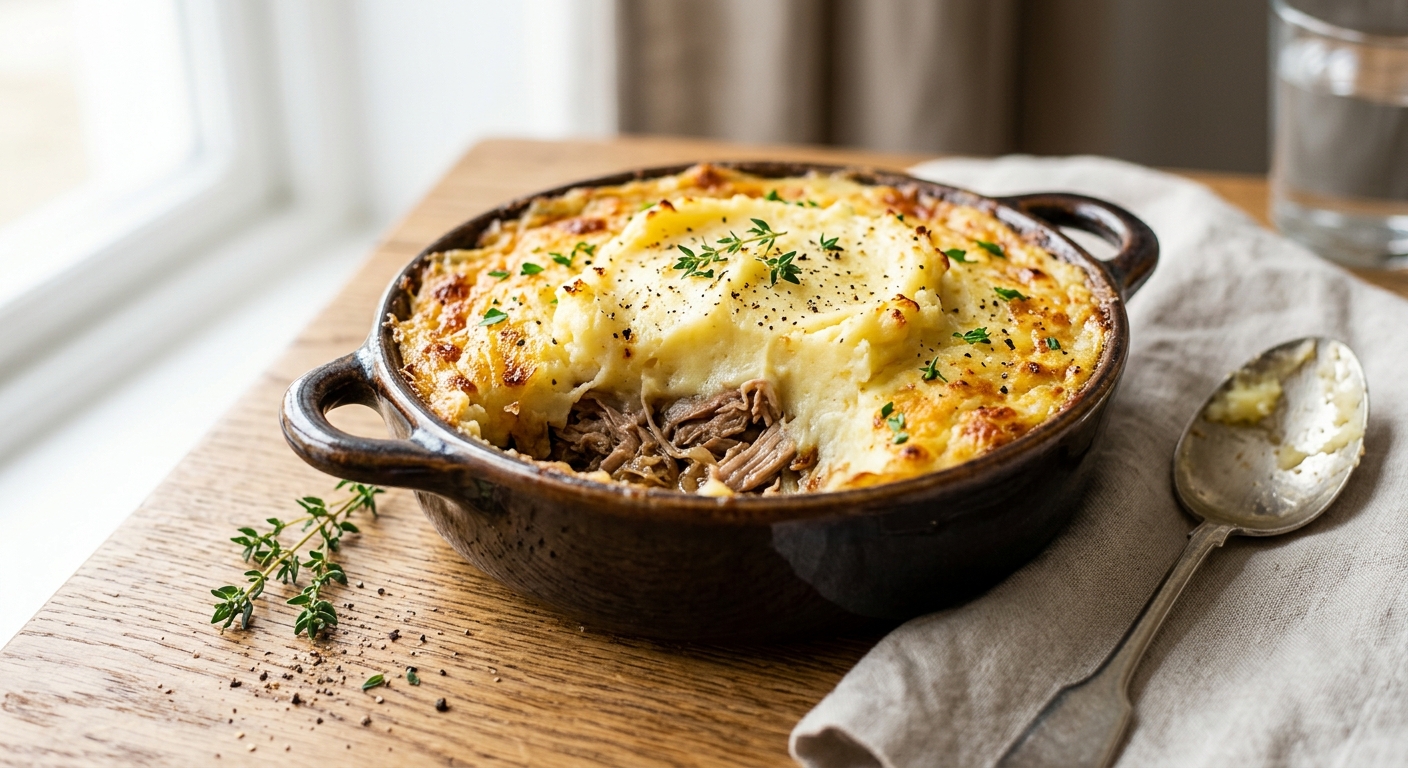 Parmentier de confit de canard