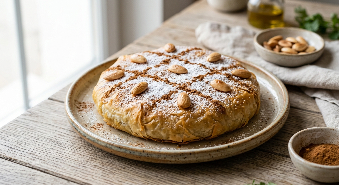 Pastilla de pintade aux amandes