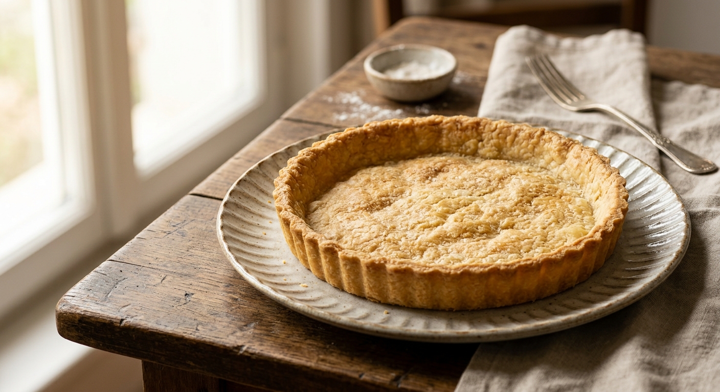 Pâte à tarte brisée-sablée sucrée