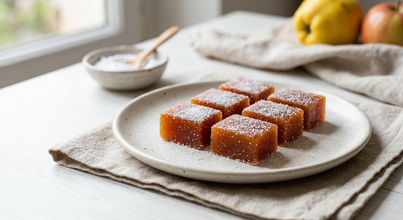 Pâte de fruits aux pommes et coing