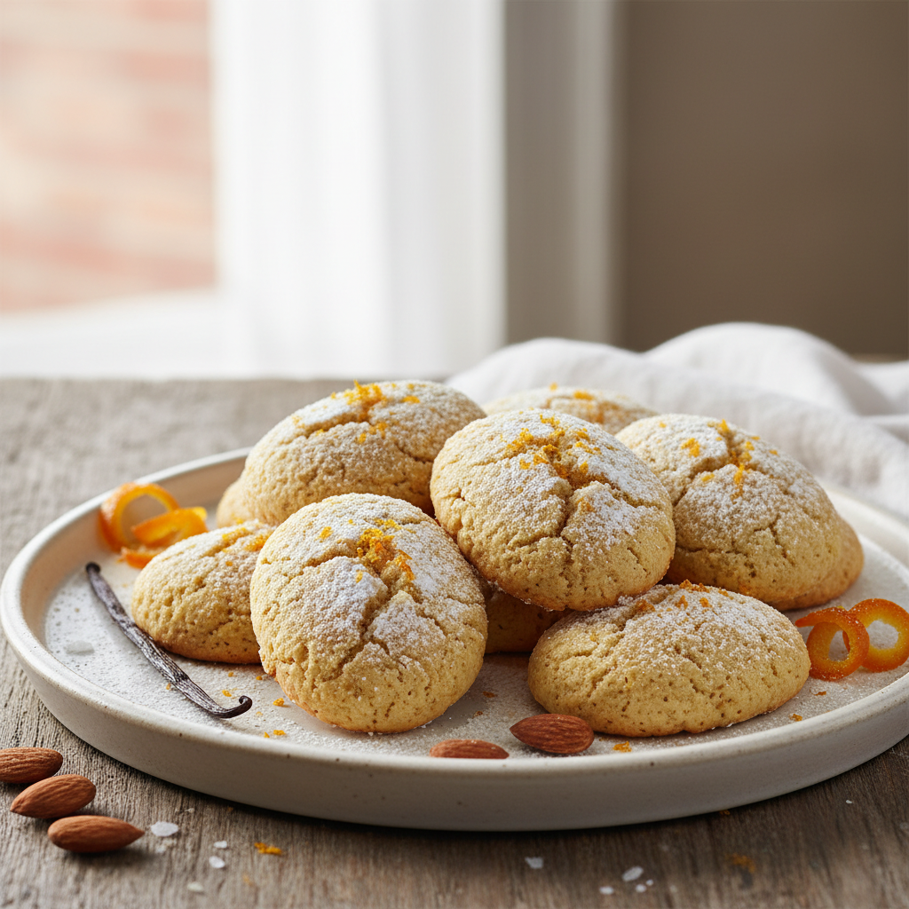 Pâtes d'amande à l'orange