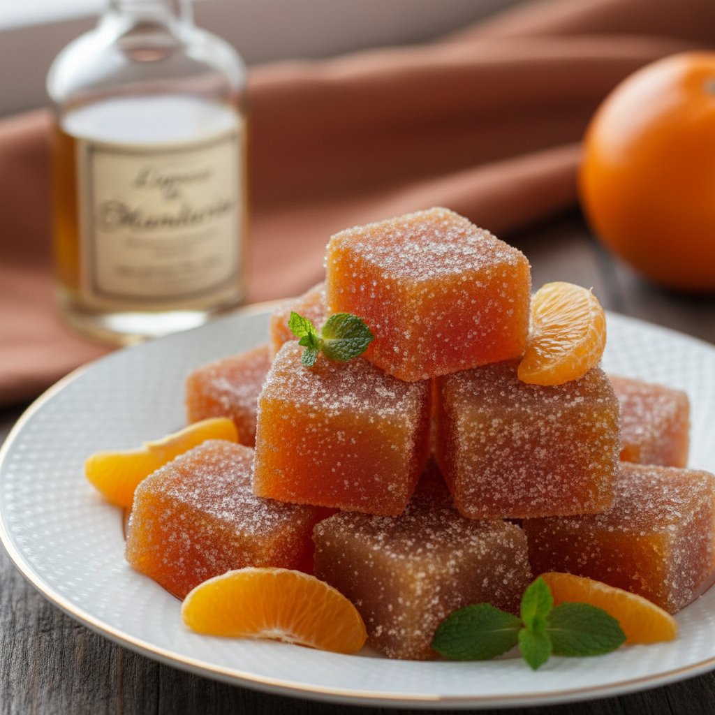 Pâtes de fruits à la mandarine