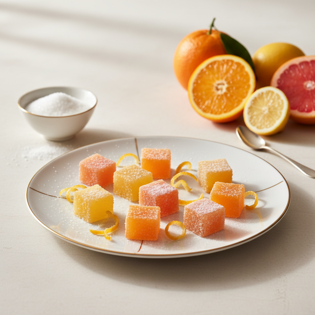 Pâtes de fruits aux agrumes