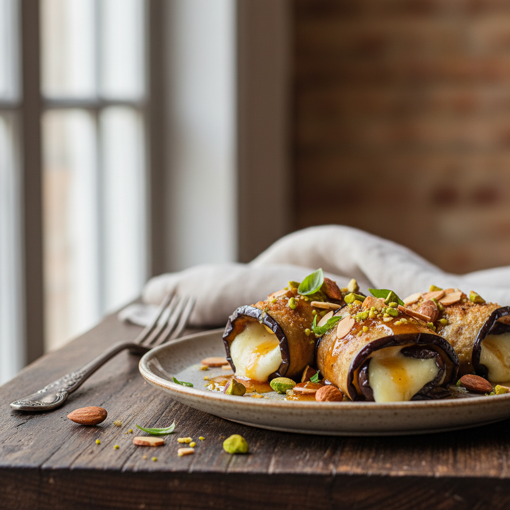 Paupiettes d'aubergine