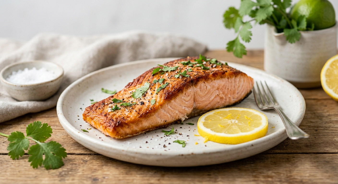 Pavés de saumon, cuisson à l'air fryer