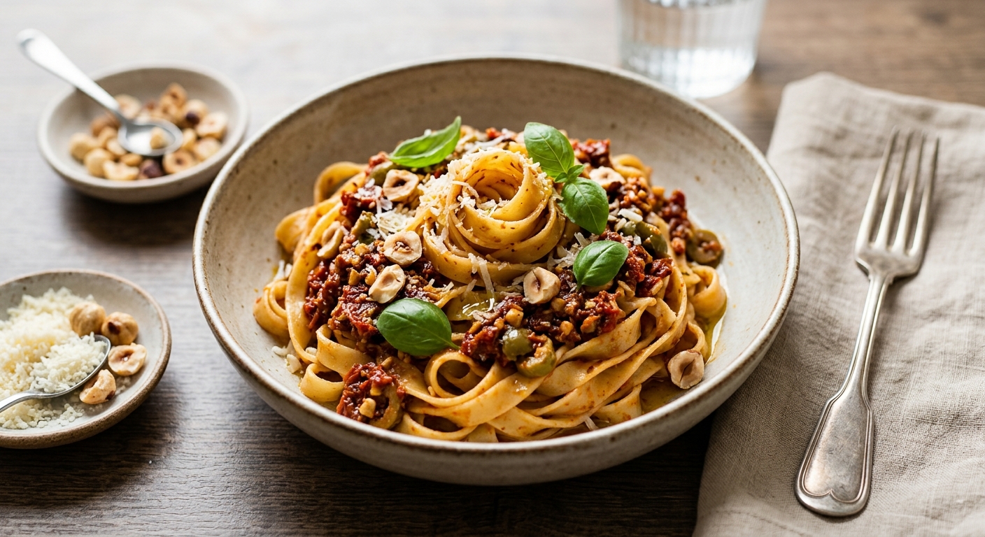 Pesto de tomates aux noisettes