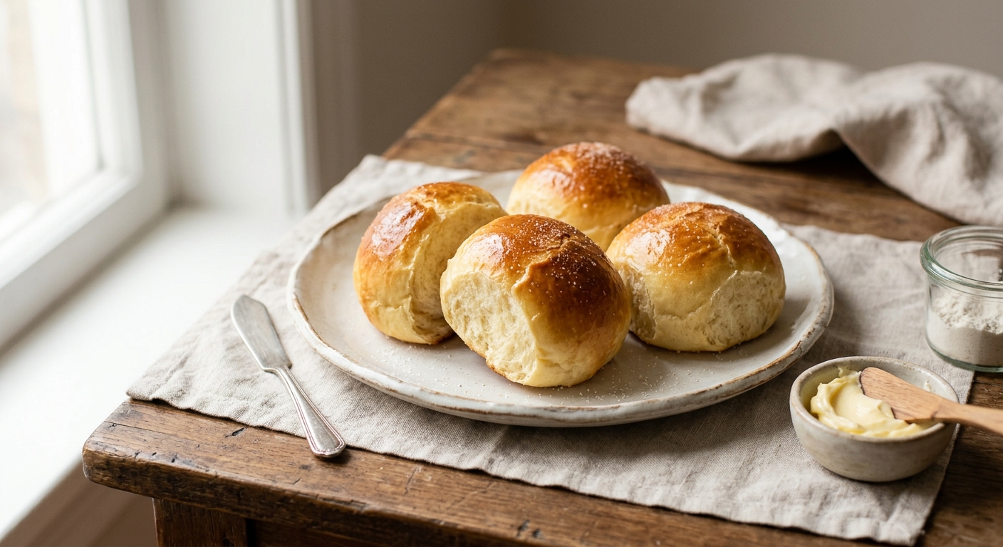 Petits pains au lait faciles