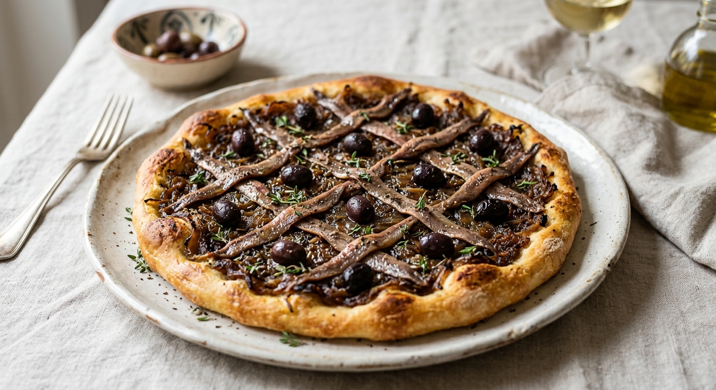 Pissaladière à l'anchois