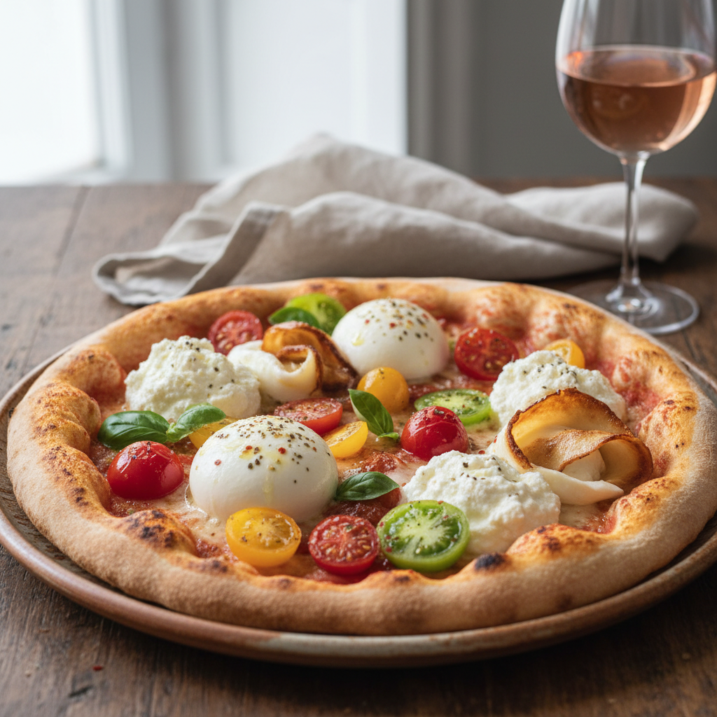 Pizza aux 4 tomates