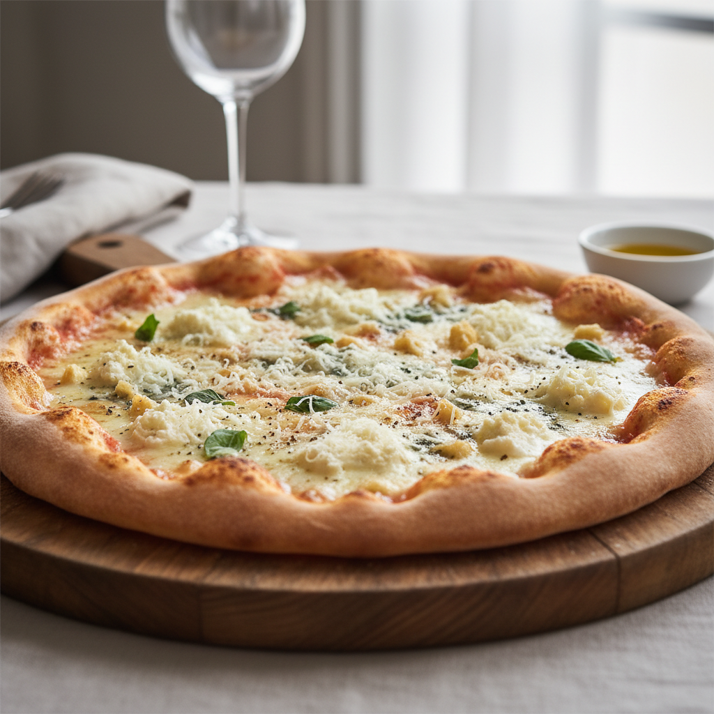 Pizza aux 5 fromages
