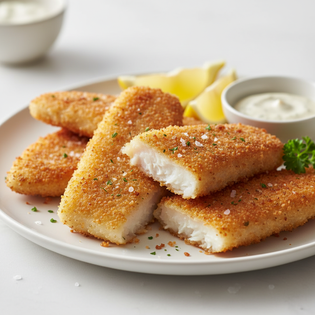 Poisson pané sans huile Airfryer