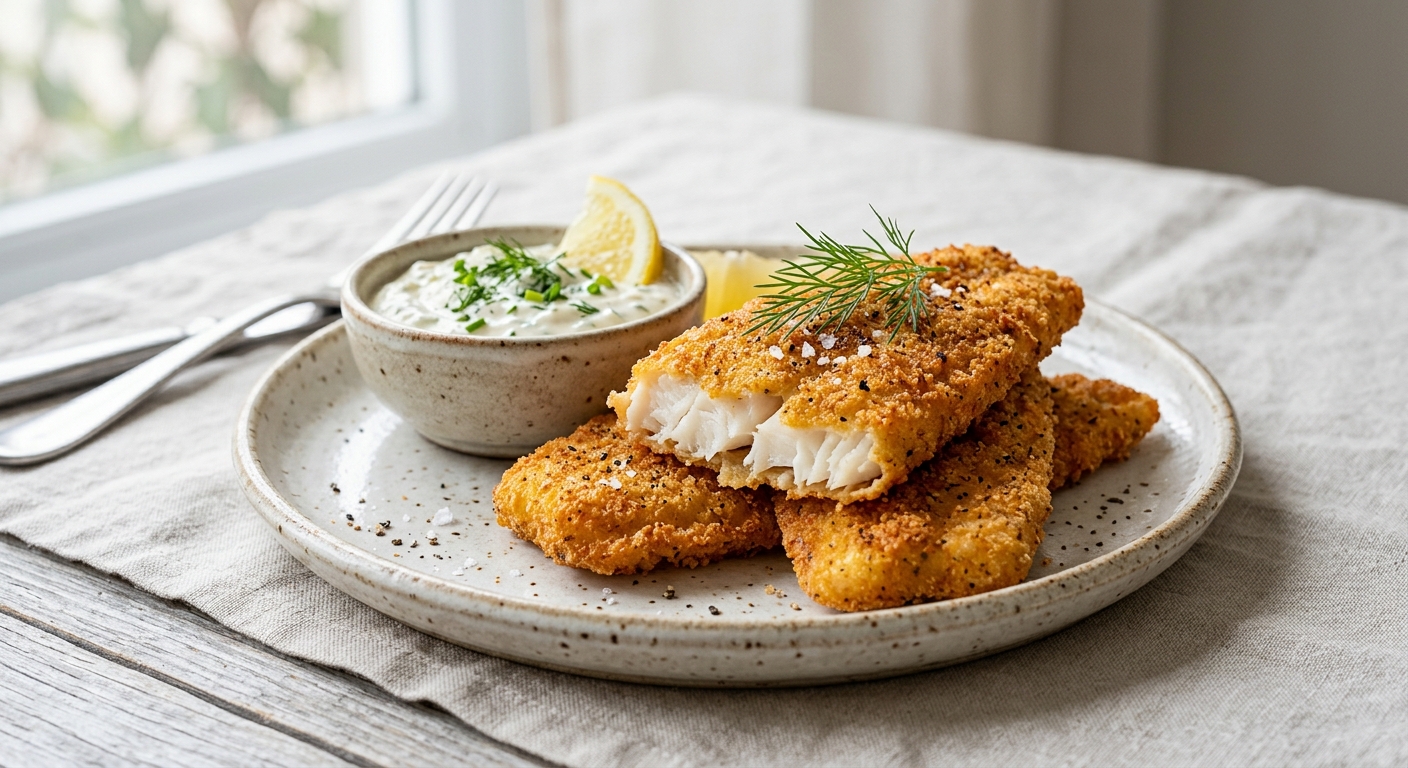 Poisson pané au Airfryer