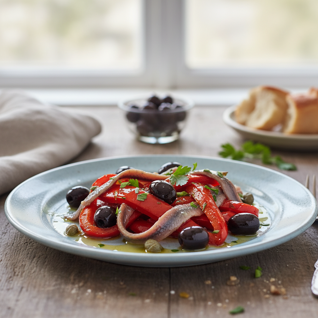 Poivrons aux anchois