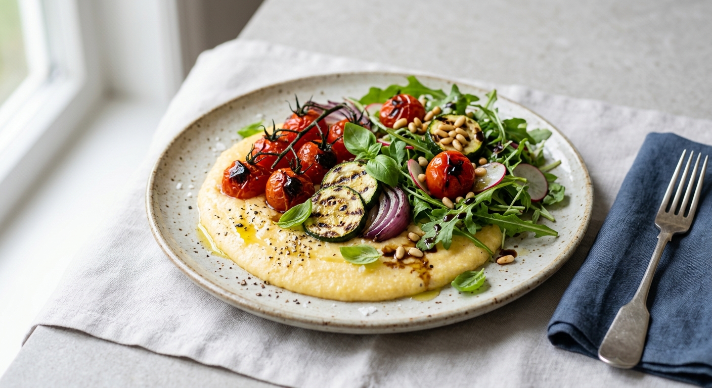 Polenta & légumes grillés