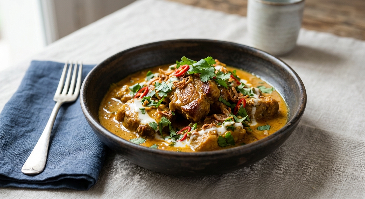Porc au curry