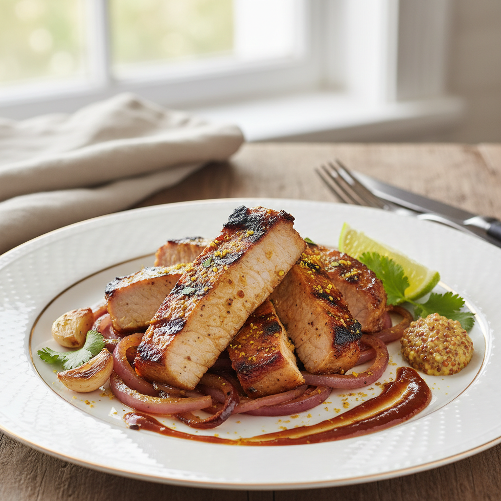 Porc grillé massalé