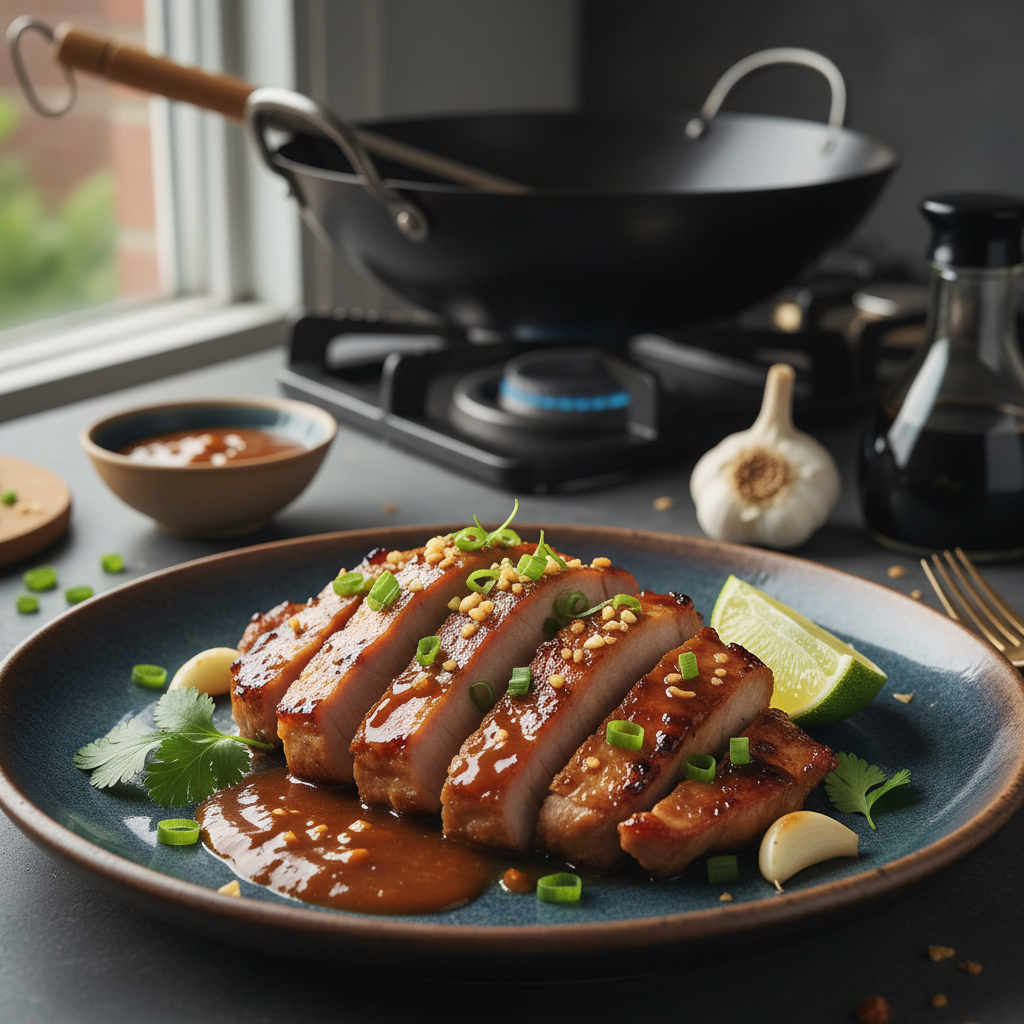 Porc sauce d’huître