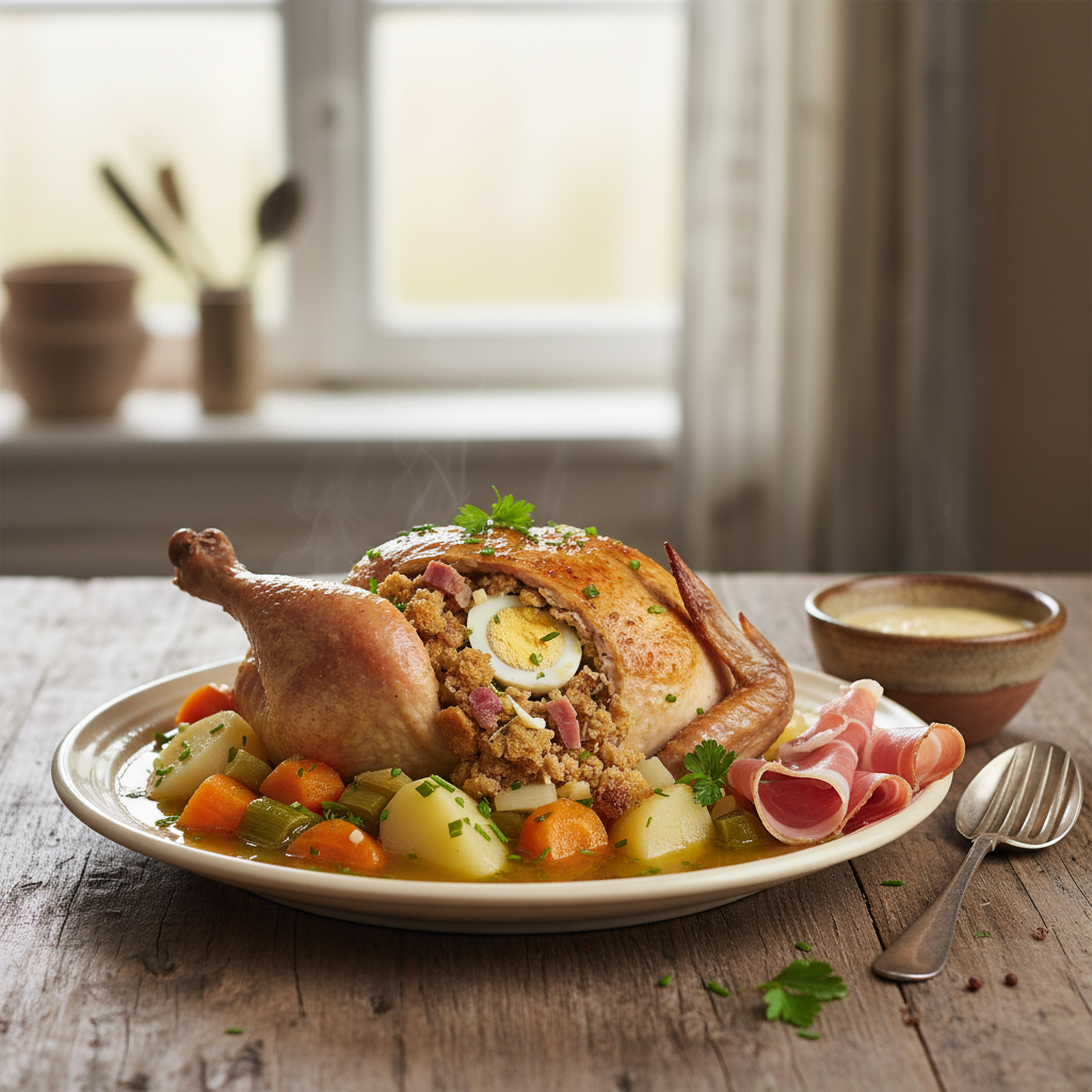 Poule au pot béarnaise